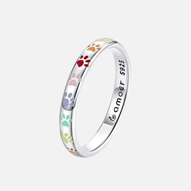 Sterling sølvring med poteformet design