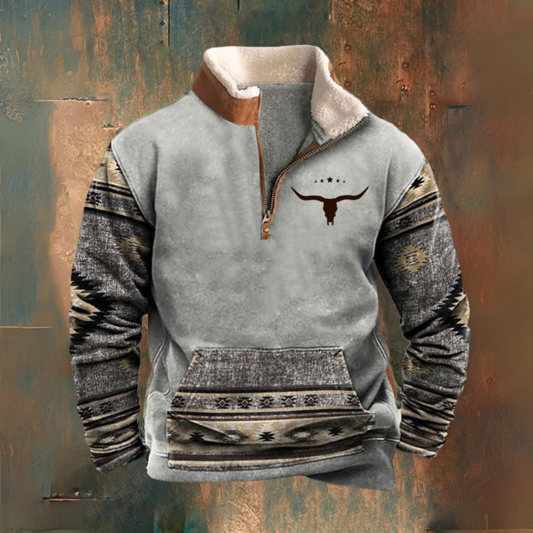 RODEO — Halv-zip efterårs-vinter jakke