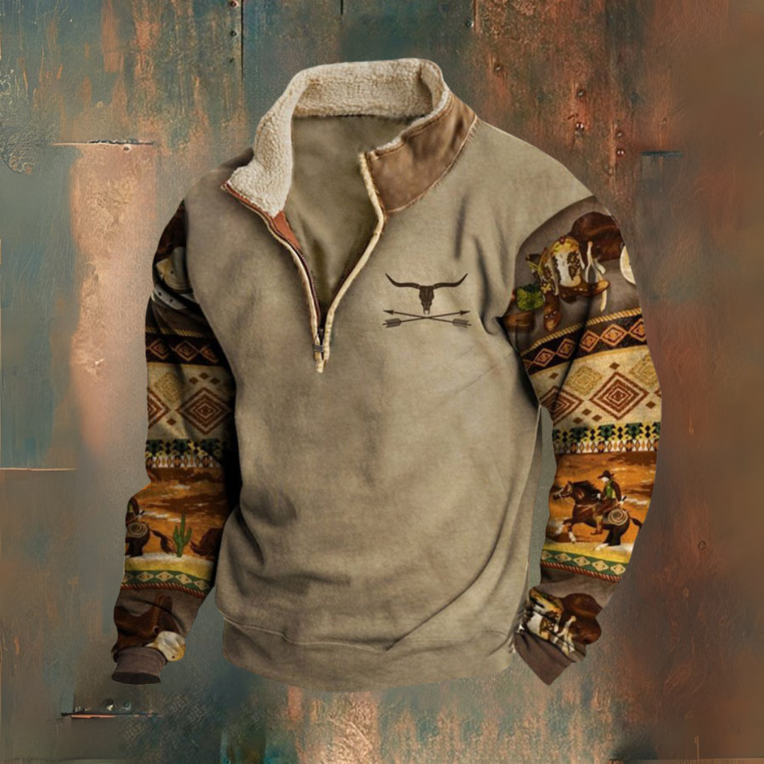 RODEO — Halv-zip efterårs-vinterjakke