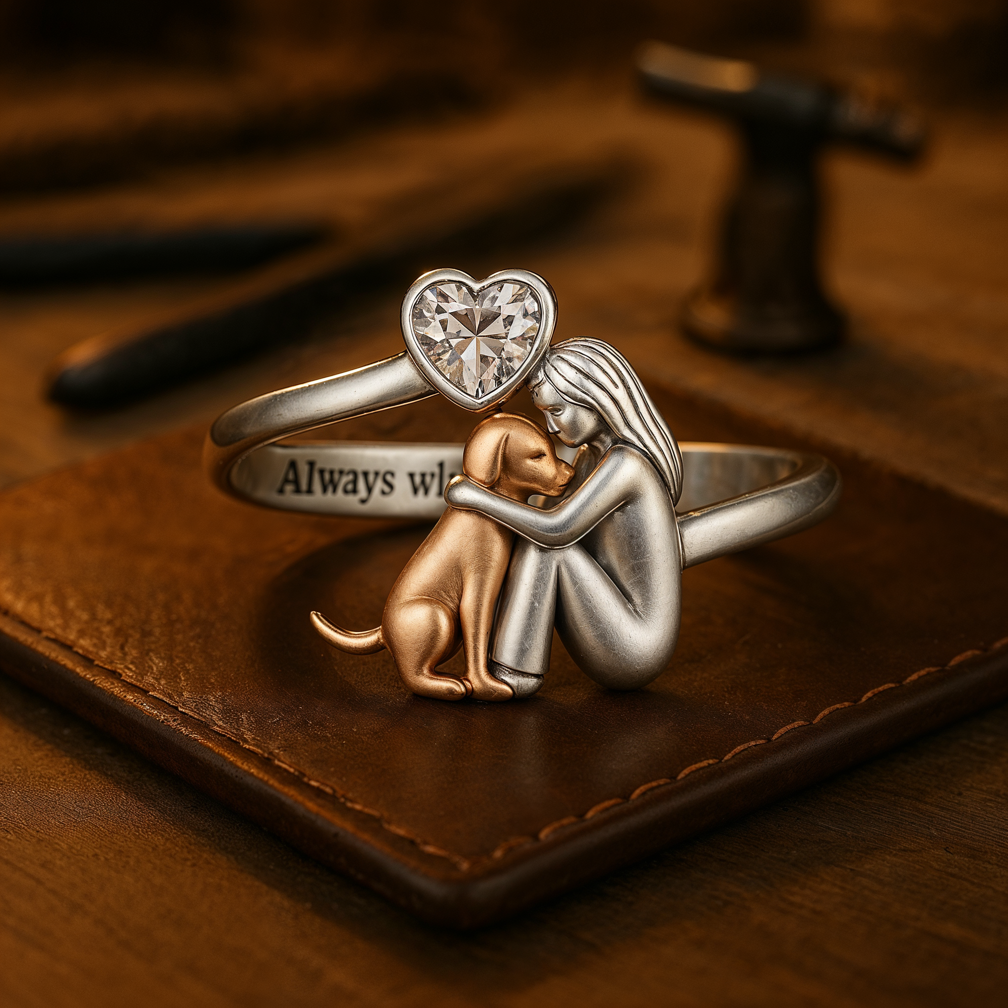 Justerbar ring - 'Always in My Heart'