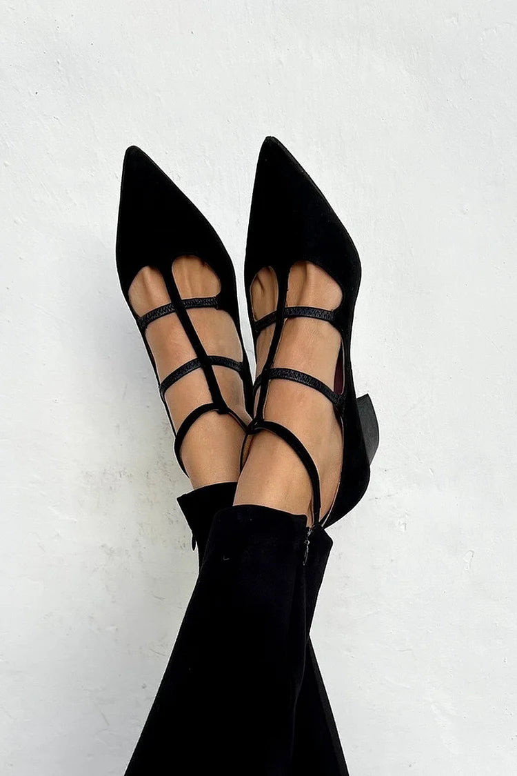 CAMILLA | Elegante spidse ballerinaer