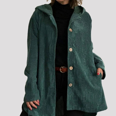 Camille™ – Velourshættetrøje til efteråret
