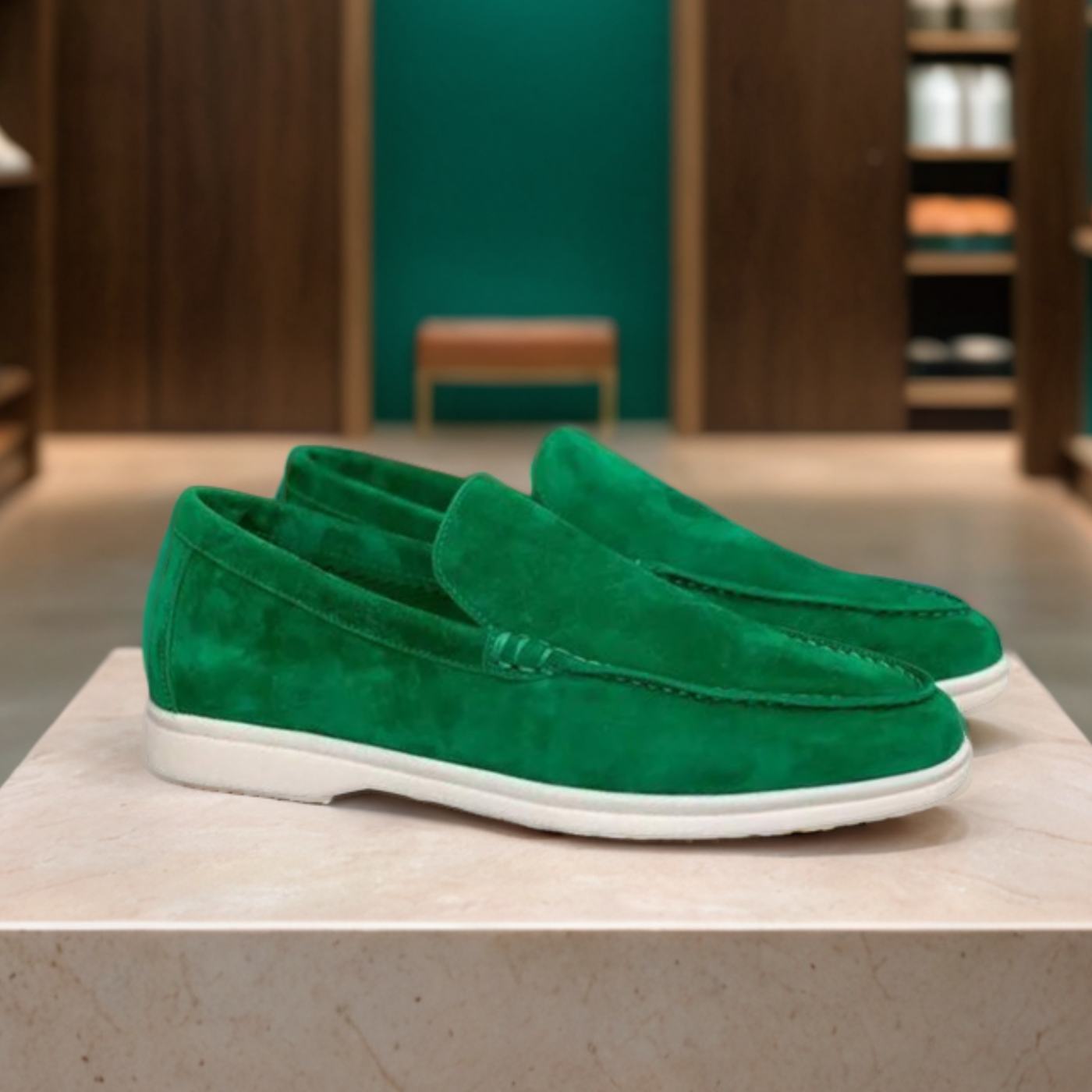Sofistikeret Suede Elegance Loafers til Hverdag