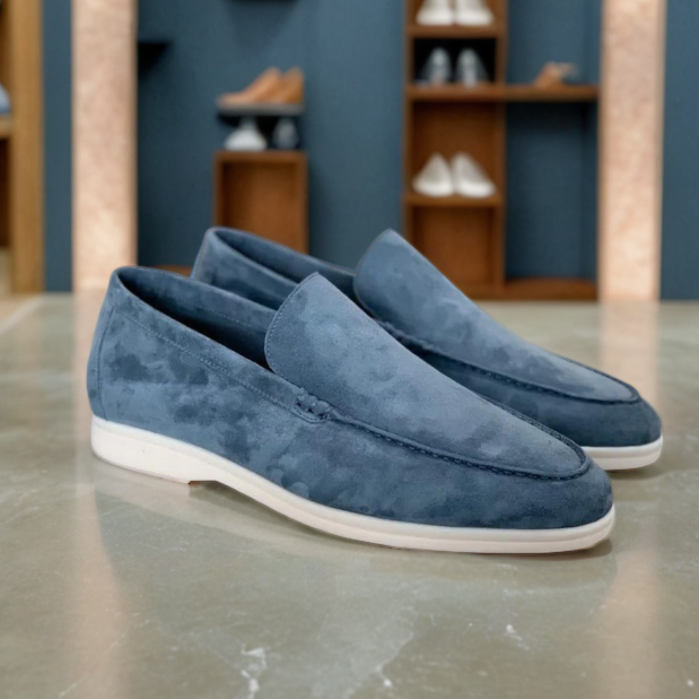 Sofistikeret Suede Elegance Loafers til Hverdag
