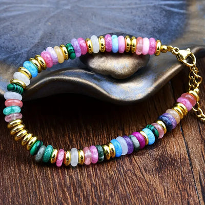 Farverig Harmoni Armbånd | Sammen mod Brystkræft (1+1 GRATIS)