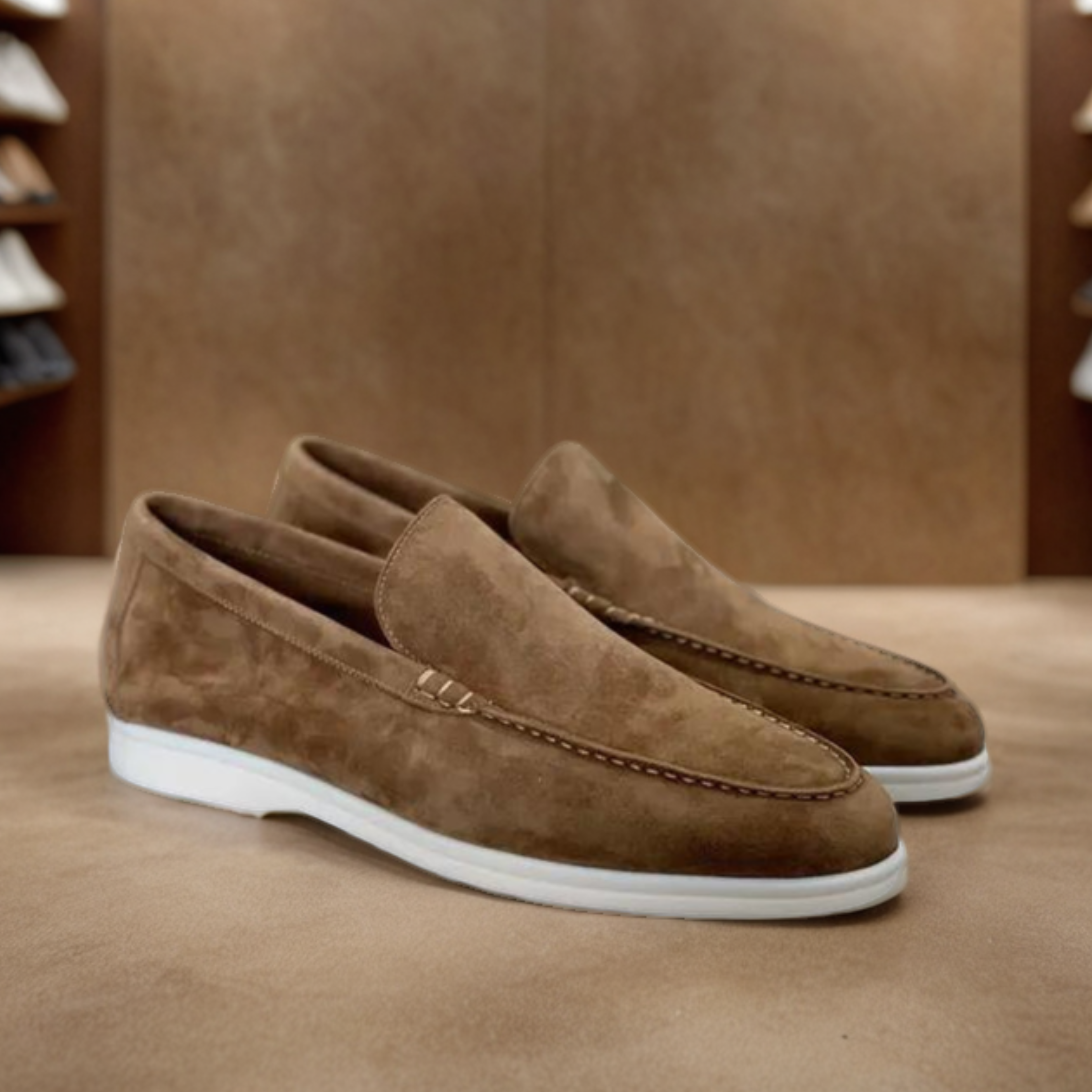 Sofistikeret Suede Elegance Loafers til Hverdag