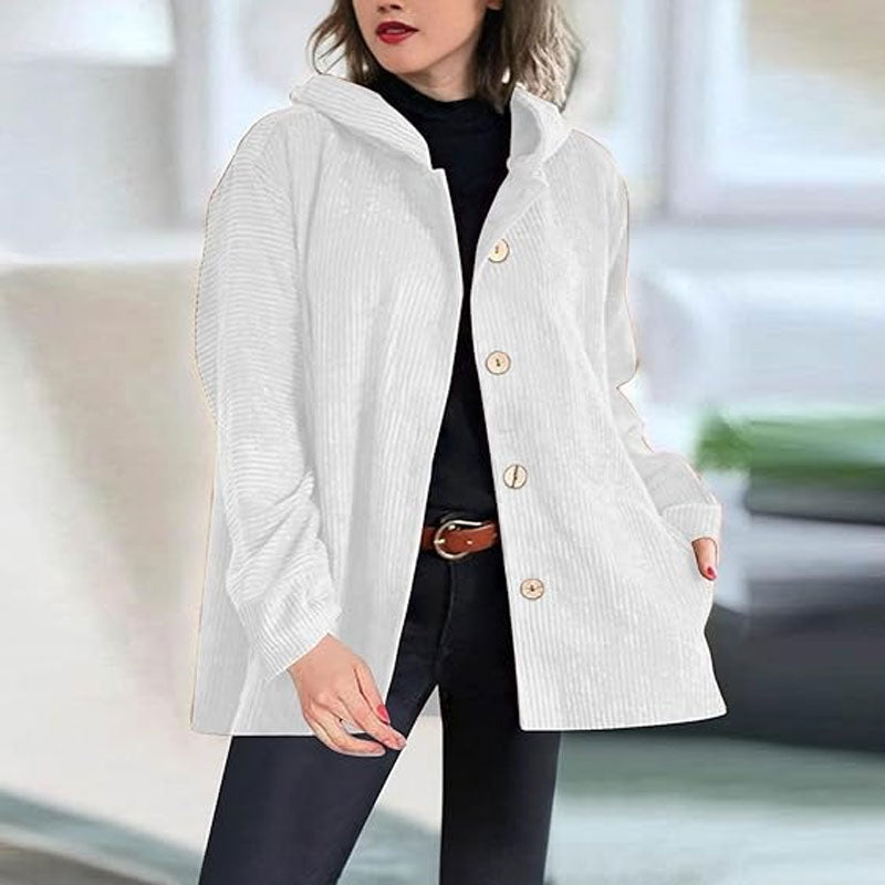Camille™ – Velourshættetrøje til efteråret