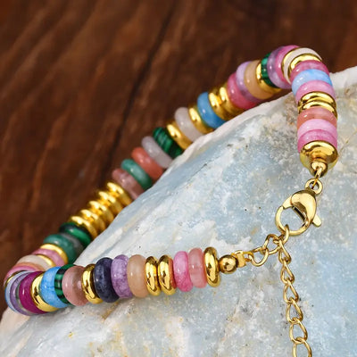 Farverig Harmoni Armbånd | Sammen mod Brystkræft (1+1 GRATIS)