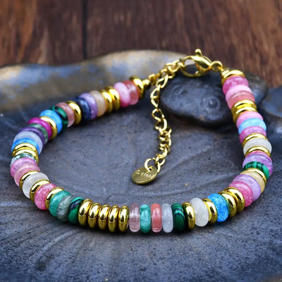 Farverig Harmoni Armbånd | Sammen mod Brystkræft (1+1 GRATIS)