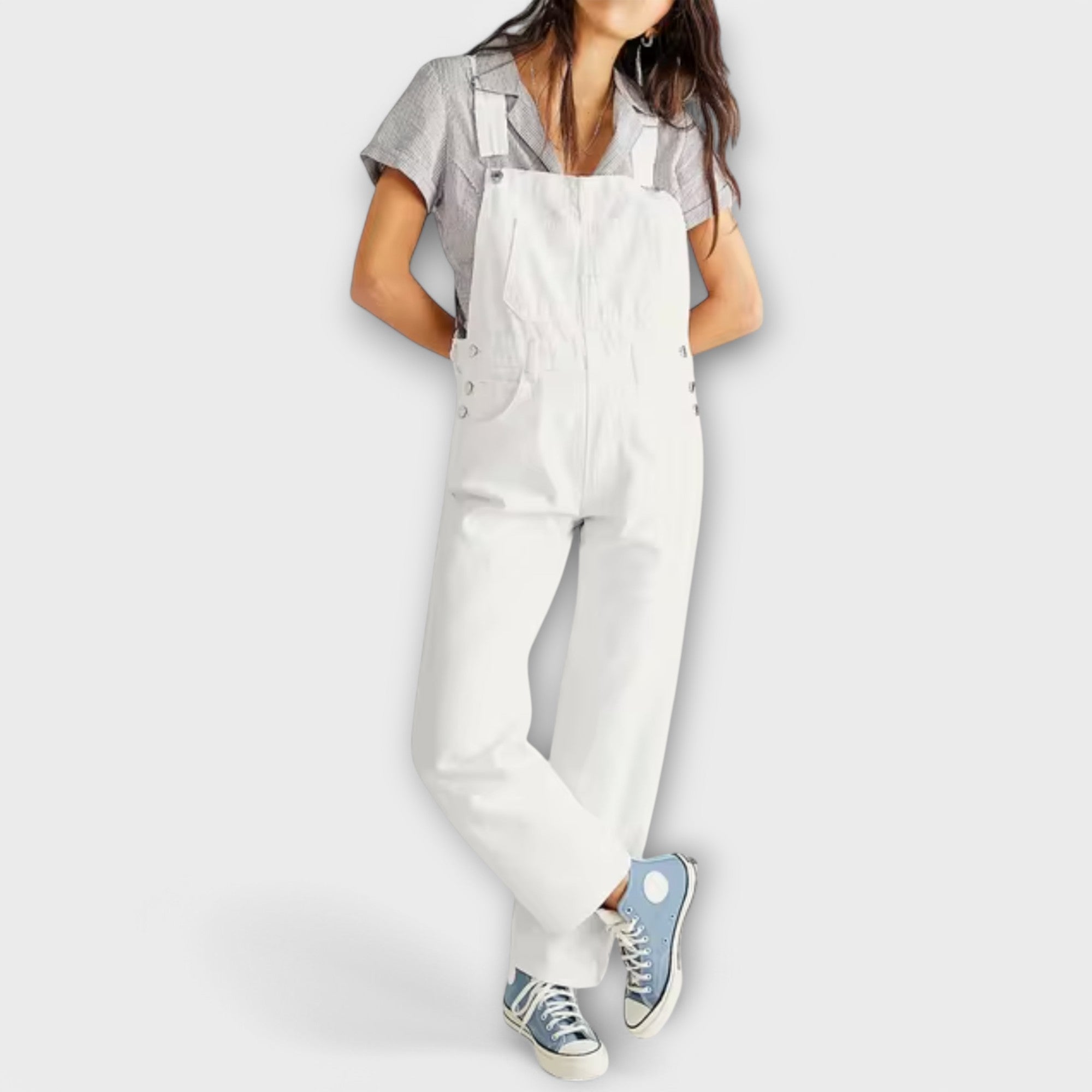 Kaelle™ - Afslappet denim overalls