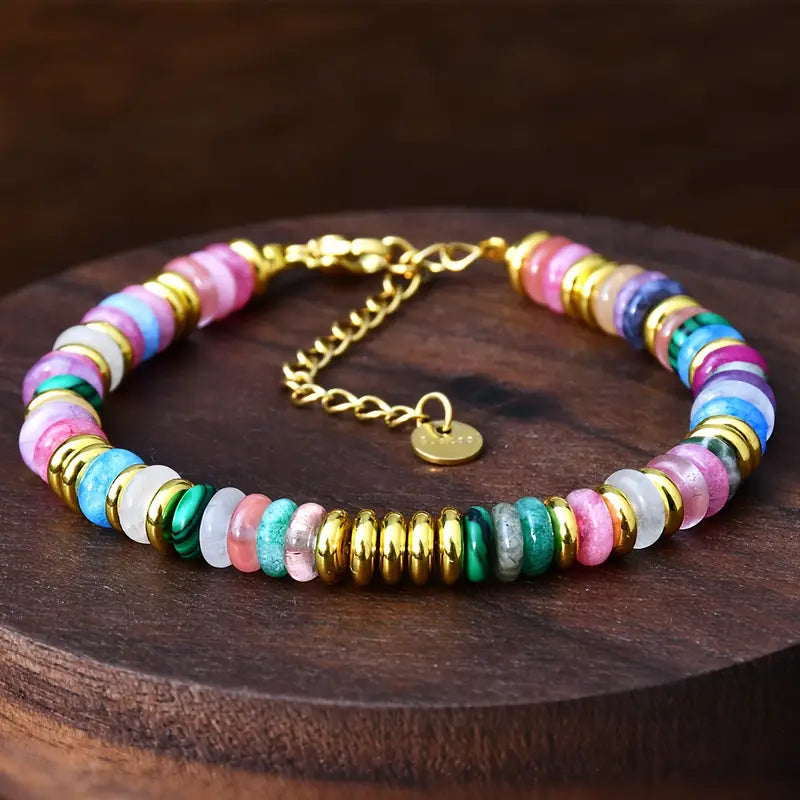 Farverig Harmoni Armbånd | Sammen mod Brystkræft (1+1 GRATIS)