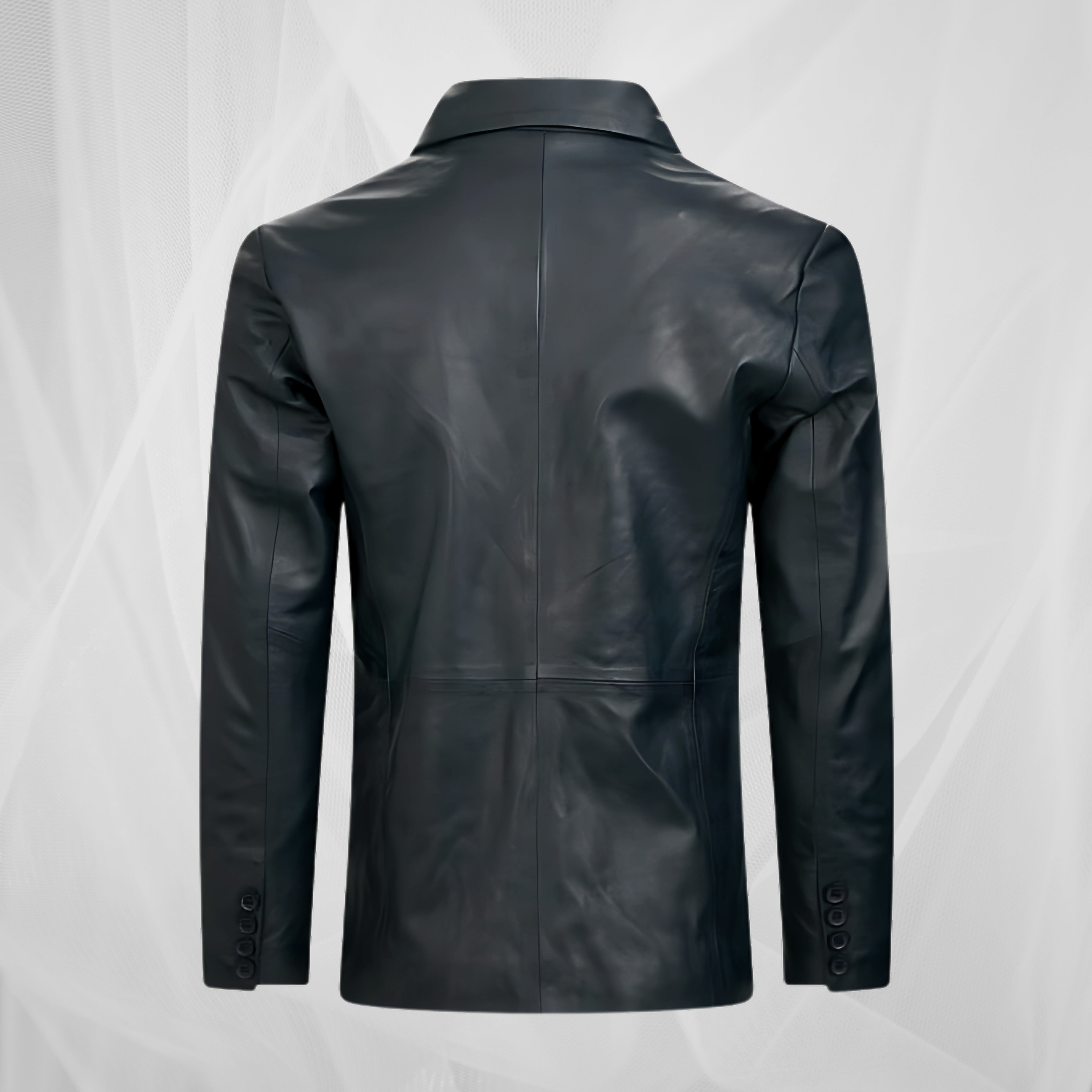 Elegant læderjakke til en raffineret stil