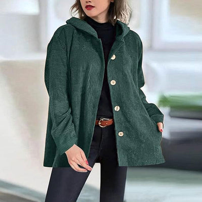 Camille™ – Velourshættetrøje til efteråret
