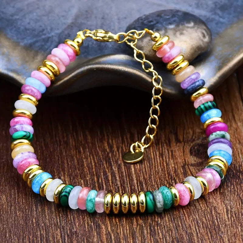 Farverig Harmoni Armbånd | Sammen mod Brystkræft (1+1 GRATIS)