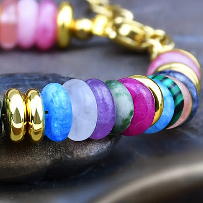 Farverig Harmoni Armbånd | Sammen mod Brystkræft (1+1 GRATIS)