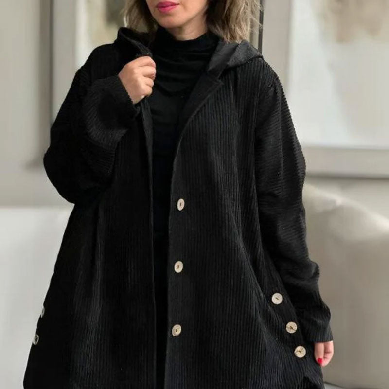 Camille™ – Velourshættetrøje til efteråret