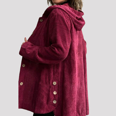 Camille™ – Velourshættetrøje til efteråret