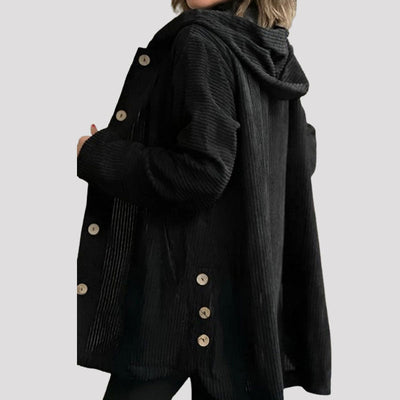 Camille™ – Velourshættetrøje til efteråret