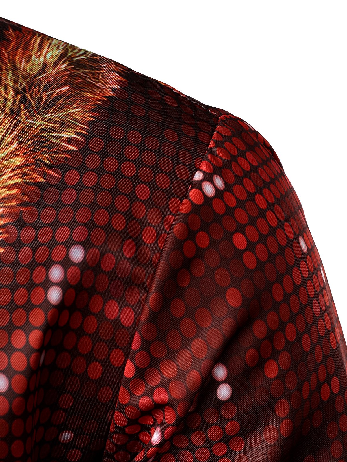 Bryce - Juleoutfit til mænd, tematop, festlig skjorte med knapper og lange ærmer