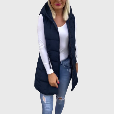 Johanna – Polstret Ærmeløs Frakke