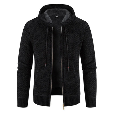 Henrik™ | Premium Strikjakke med Fleecefor