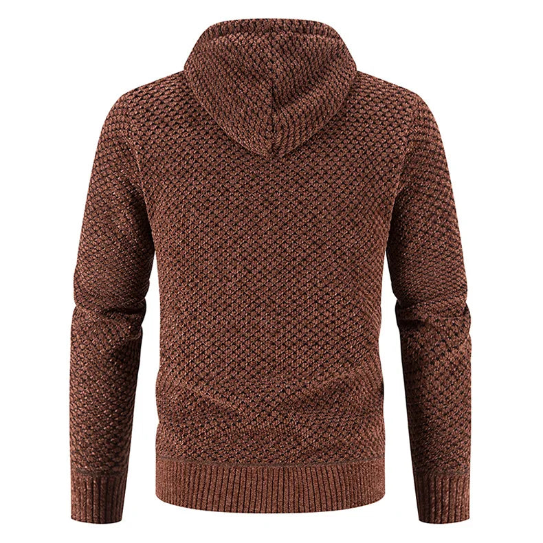 Henrik™ | Premium Strikjakke med Fleecefor