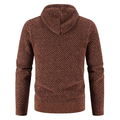Henrik™ | Premium Strikjakke med Fleecefor