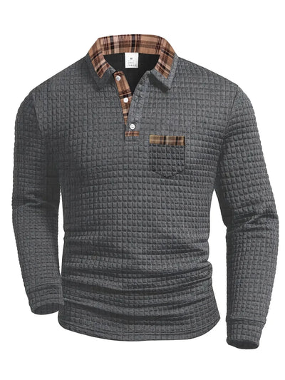 Oliver™ | Poloshirt med Ternet Mønster