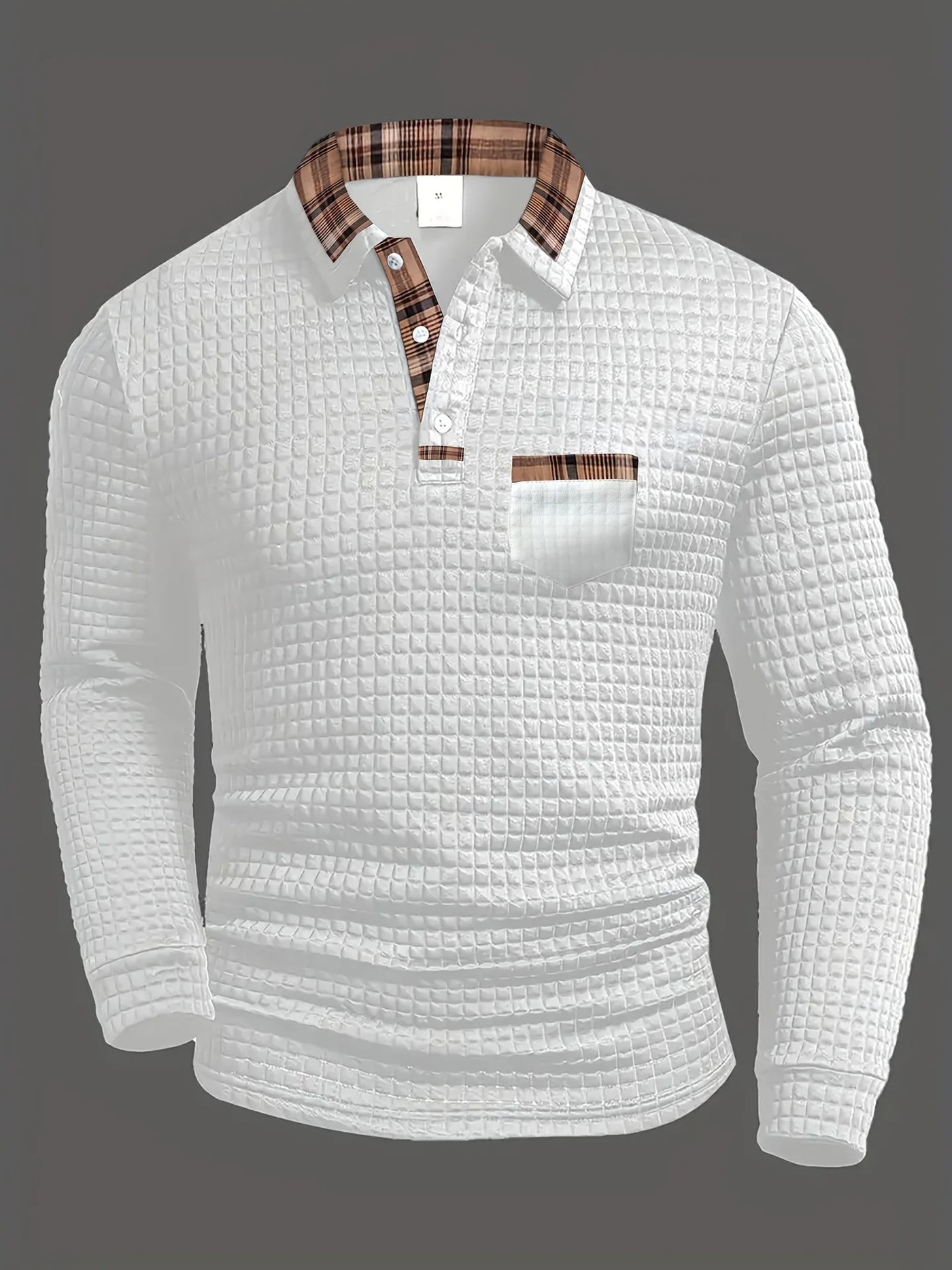 Oliver™ | Poloshirt med Ternet Mønster