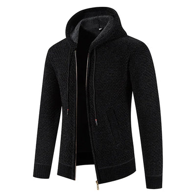 Henrik™ | Premium Strikjakke med Fleecefor