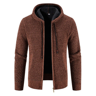Henrik™ | Premium Strikjakke med Fleecefor
