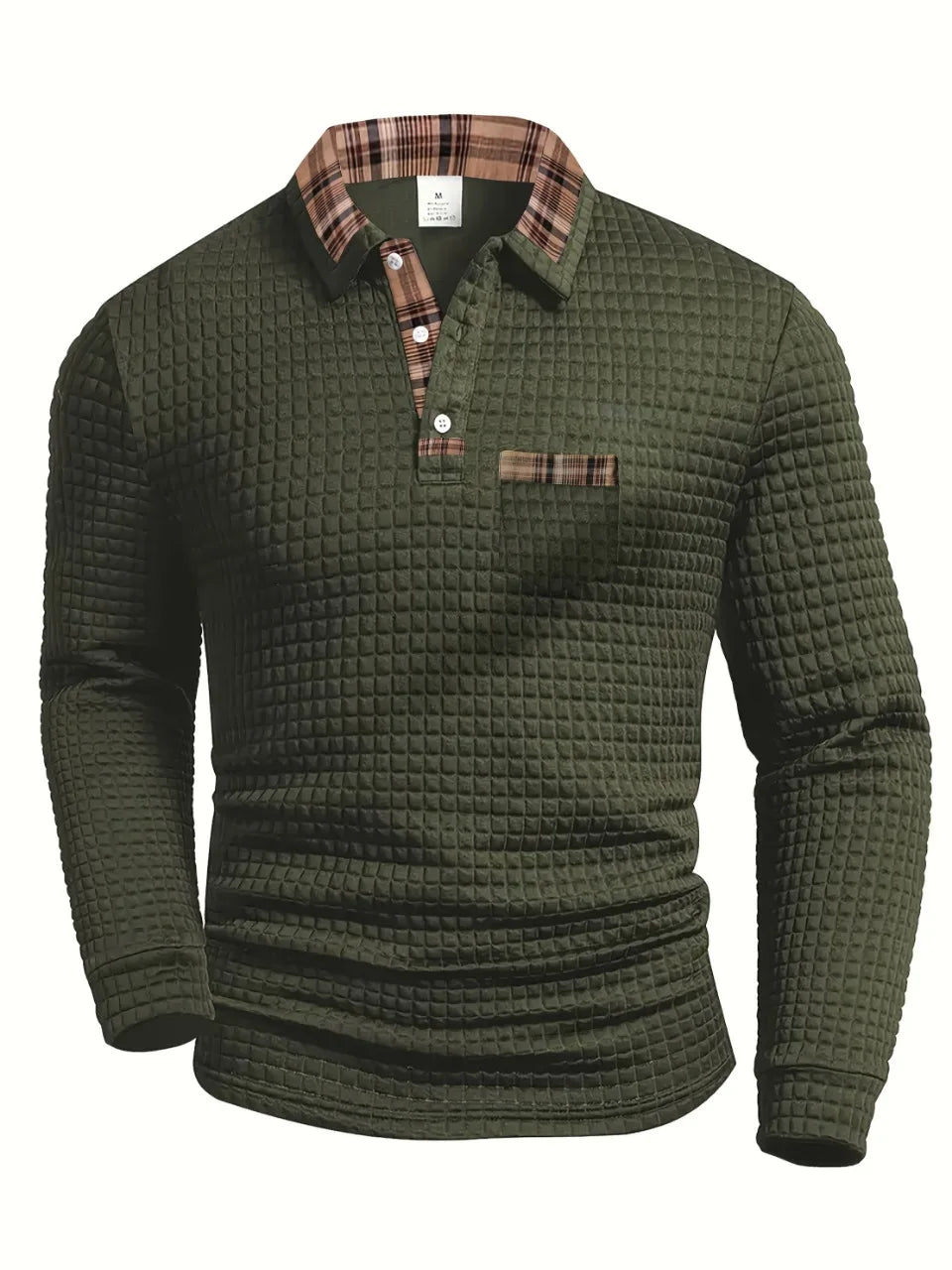 Oliver™ | Poloshirt med Ternet Mønster