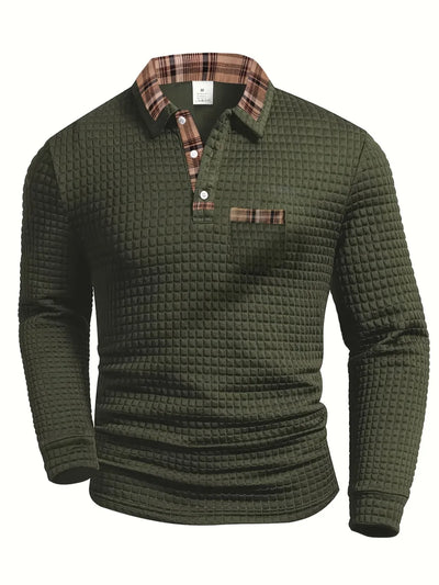 Oliver™ | Poloshirt med Ternet Mønster