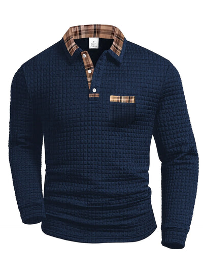 Oliver™ | Poloshirt med Ternet Mønster