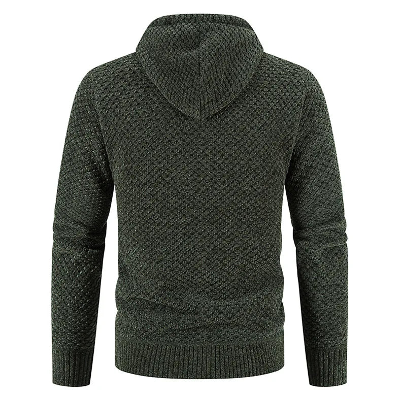 Henrik™ | Premium Strikjakke med Fleecefor