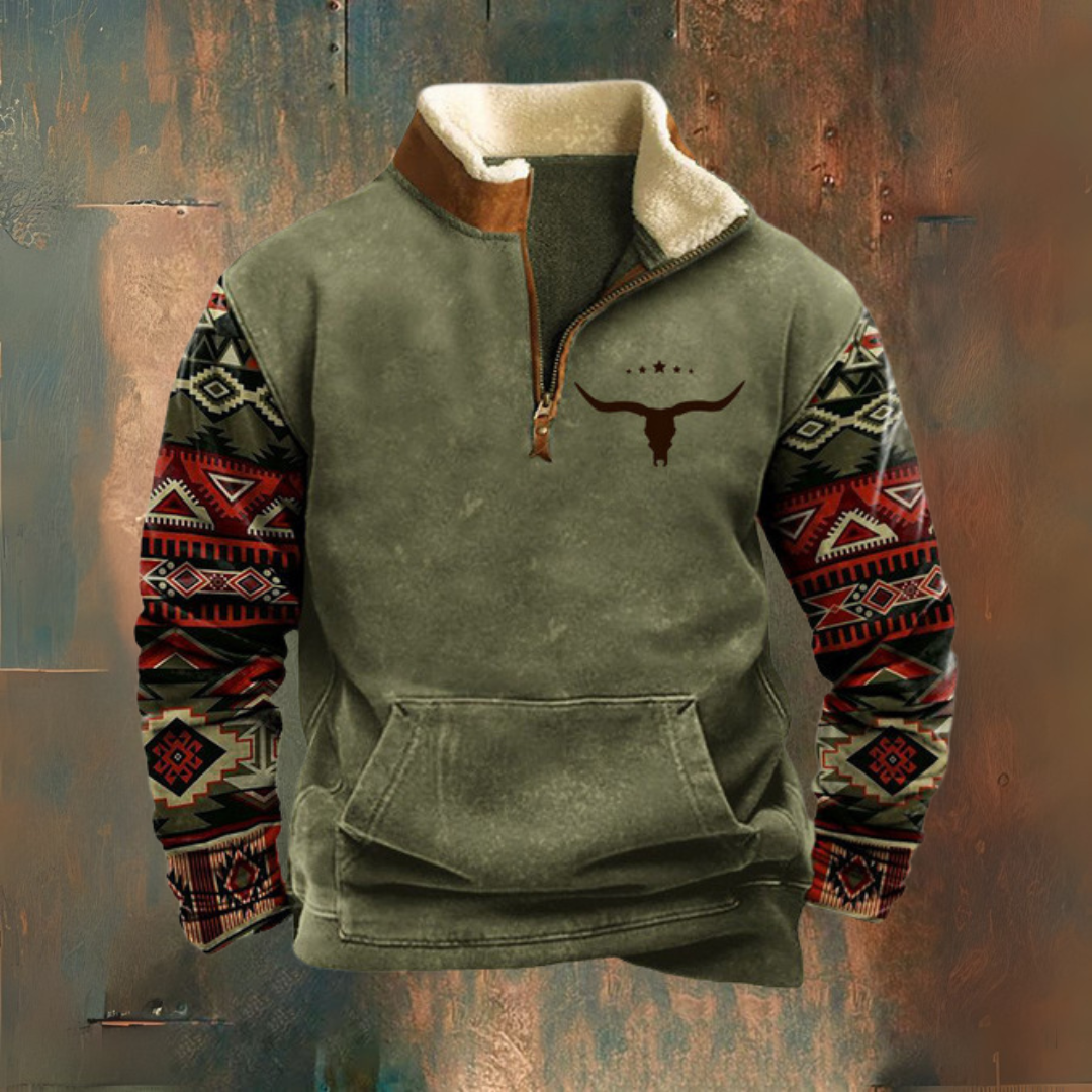 RODEO — Halv-zip efterårs-vinterjakke