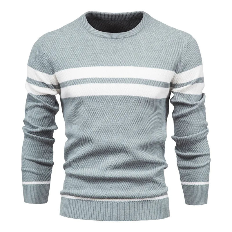 Vestiri™ | Patchwork Striktrøje med Lange Ærmer