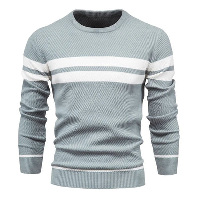 Vestiri™ | Patchwork Striktrøje med Lange Ærmer