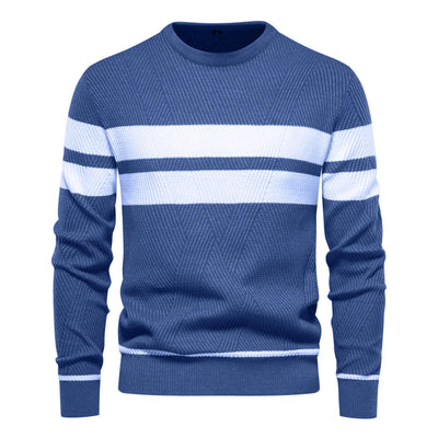 Vestiri™ | Patchwork Striktrøje med Lange Ærmer