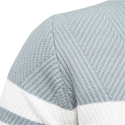 Vestiri™ | Patchwork Striktrøje med Lange Ærmer