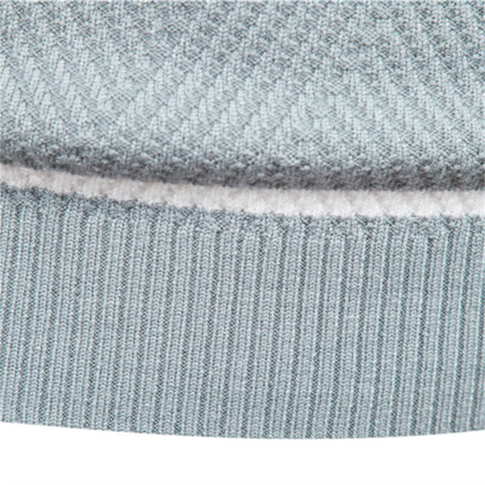 Vestiri™ | Patchwork Striktrøje med Lange Ærmer