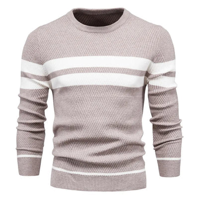 Vestiri™ | Patchwork Striktrøje med Lange Ærmer