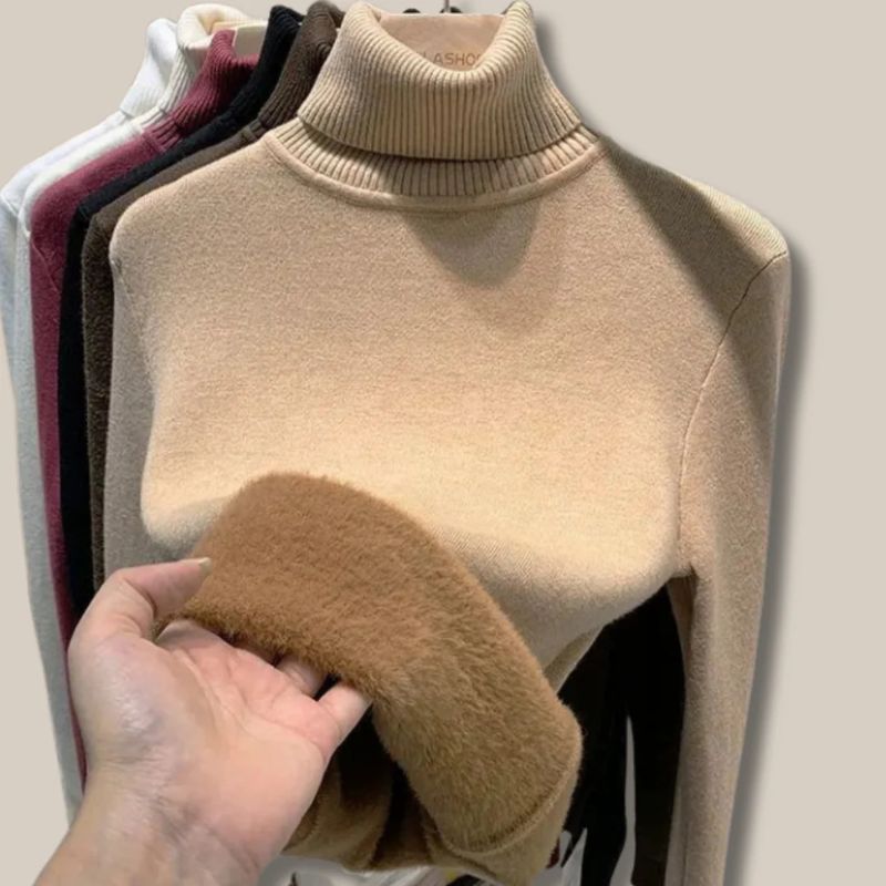 Kyra | Varm Casual Rullekrave Sweater