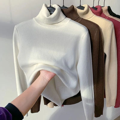 Kyra | Varm Casual Rullekrave Sweater