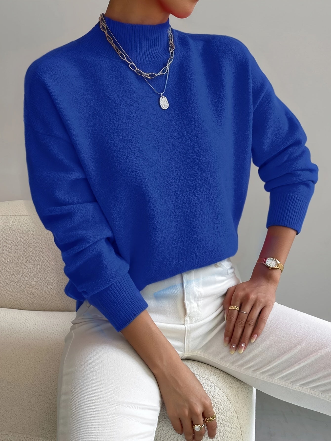 Marilena | Elegant Rullekrave Sweater