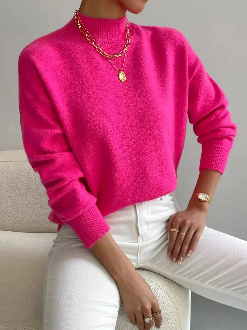 Marilena | Elegant Rullekrave Sweater