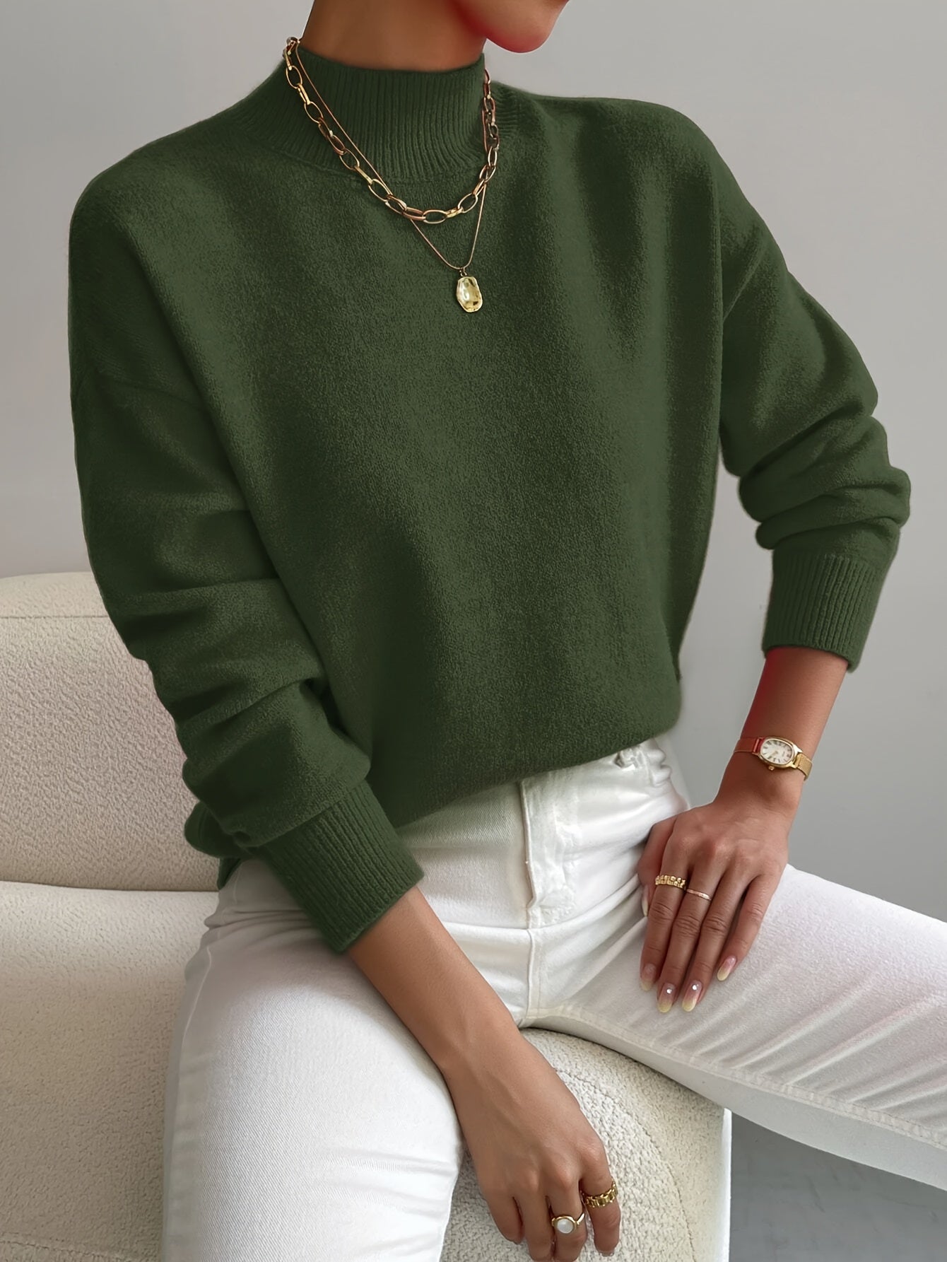 Marilena | Elegant Rullekrave Sweater